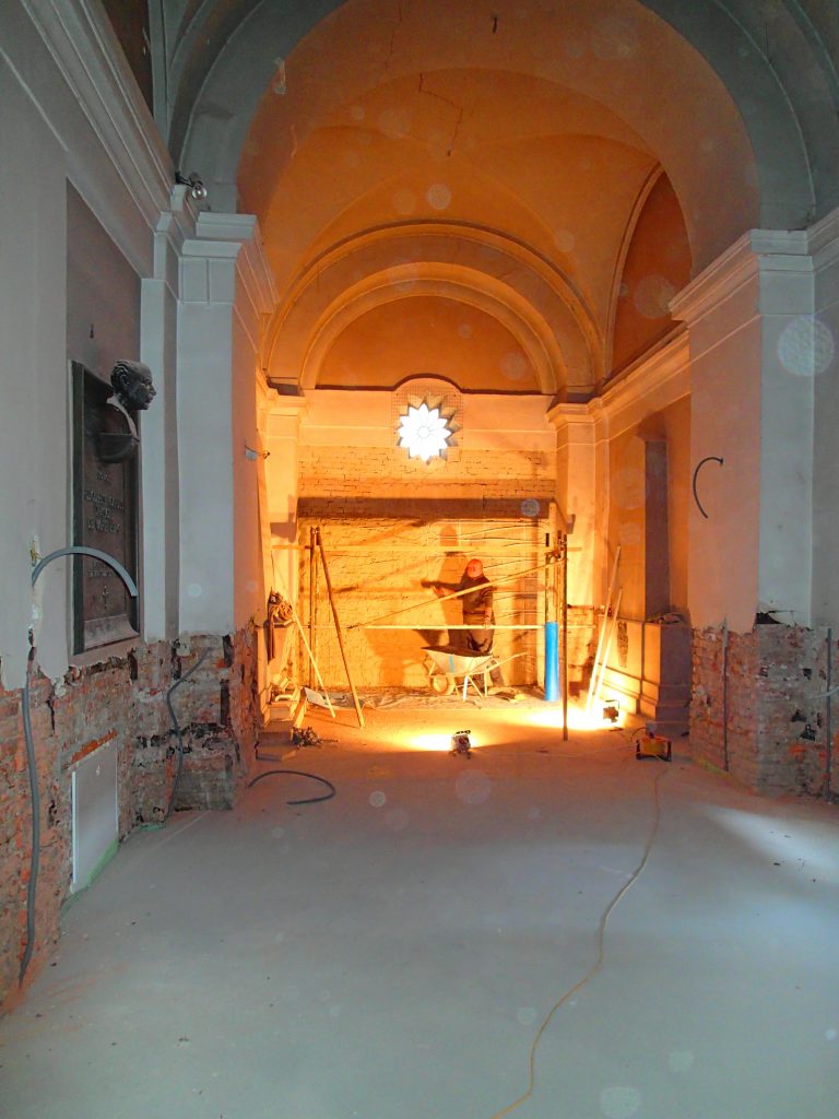 Renovierung der Kirche, Arbeiten in der Kapelle, © Wolfgang Chalupsky